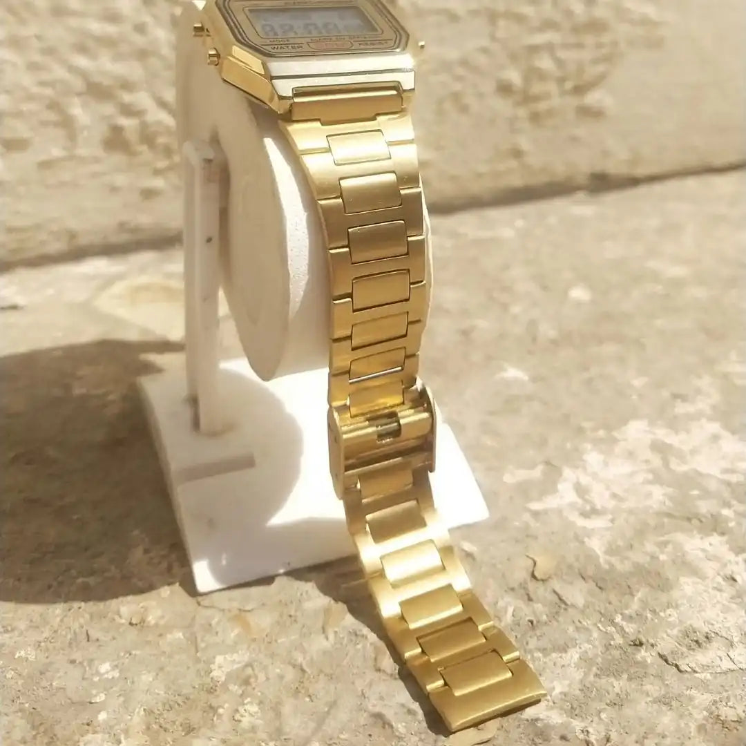 Skmei 1123 Unisex Digital Golden Watch