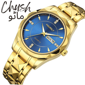 Elegant HOURSLY Quartz Wristwatch