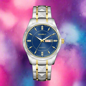 Elegant HOURSLY Quartz Wristwatch