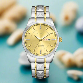 Elegant HOURSLY Quartz Wristwatch