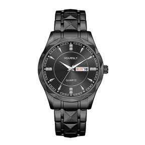 Elegant HOURSLY Quartz Wristwatch