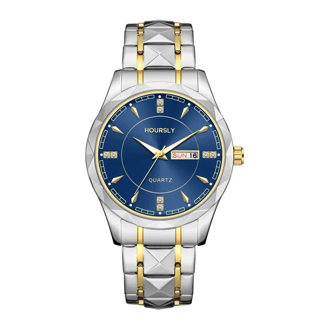 Elegant HOURSLY Quartz Wristwatch