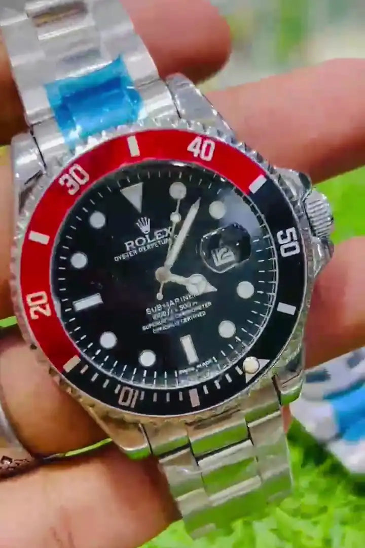 RLX GMT AAA Rotating Bezel red and black