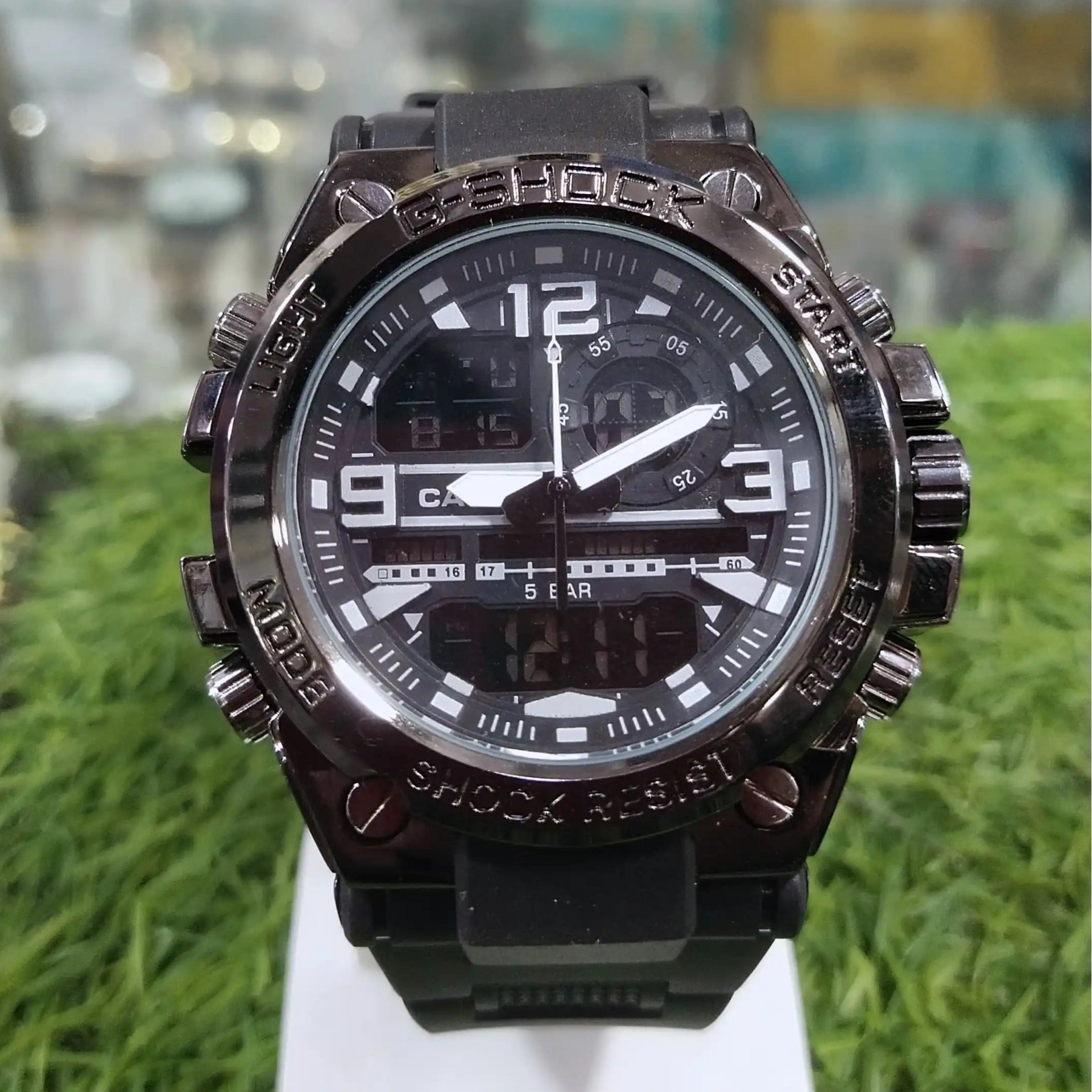 GSTW-300 G-Shock Ana-Digi Metal Dial Sports Watch Metal Black Color