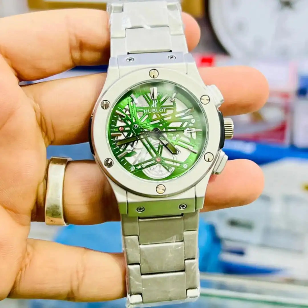 Hublot mechanical circle chain Green In Color