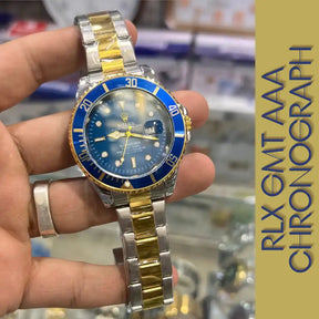 RLX GMT TWO TONE BLUE