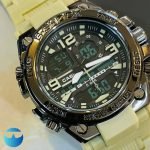 GSTW-300 G-Shock Ana-Digi Metal Dial Sports Watch Beige Color