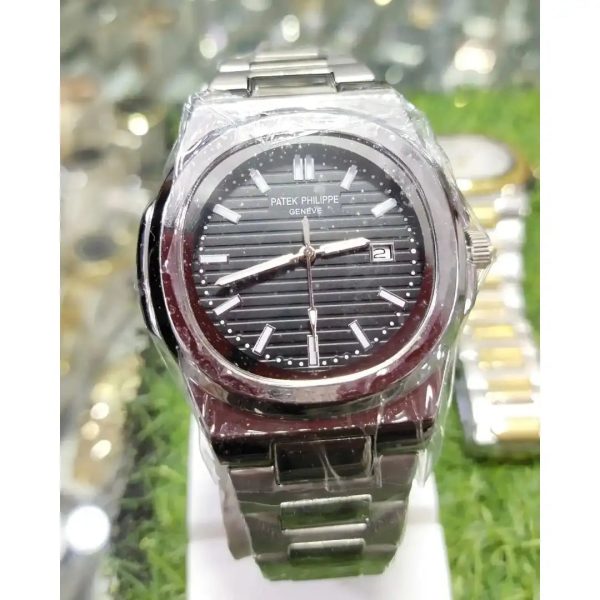 AAA Patek Philippe geneve Silver Black ChushMato