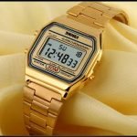 Skmei 1123 Unisex Digital Golden Watch - Image 7