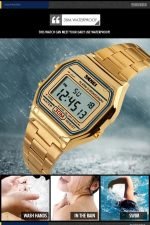 Skmei 1123 Unisex Digital Golden Watch - Image 10